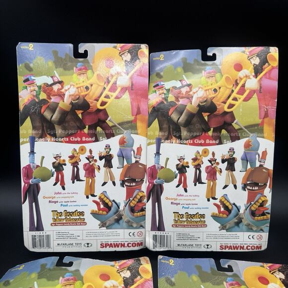 The Beatles Yellow Submarine McFarlane Toys 2000 Series 2 - Full Set- Sealed New - Picture 5 of 6